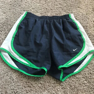 Nike Dri Fit Tempo Running Shorts Black Green